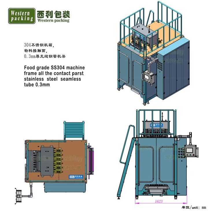 pouch filling sealing machine